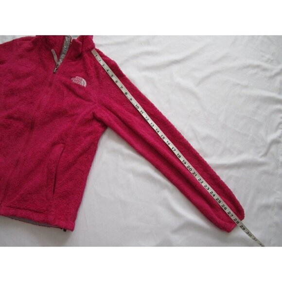 Women's The North Face Fuzzy Full Zip Polyester Pink Jacket Size XS (WJ8) - Picture 4 of 10